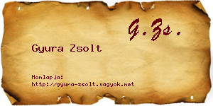 Gyura Zsolt névjegykártya